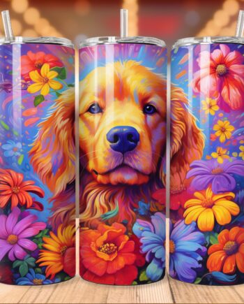 Tumbler - Colorful golden