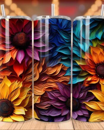 Tumbler - Sunflowers