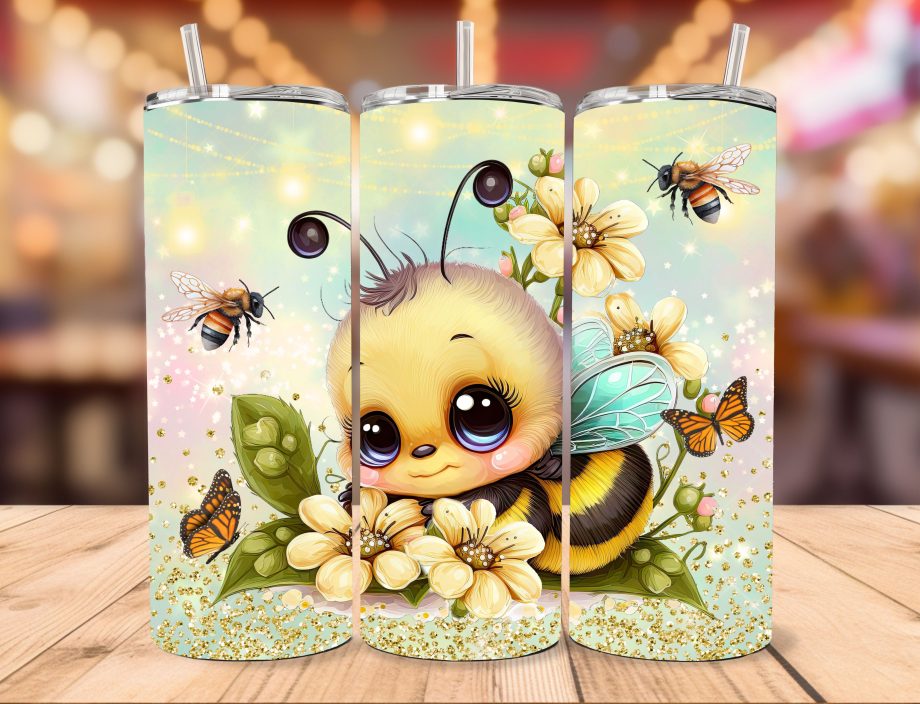 Tumbler - Cute bee