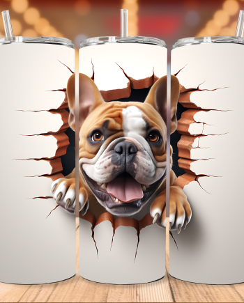 Tumbler - Bulldog i væg