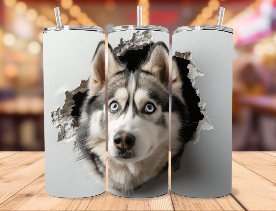 Tumbler - Husky i væg