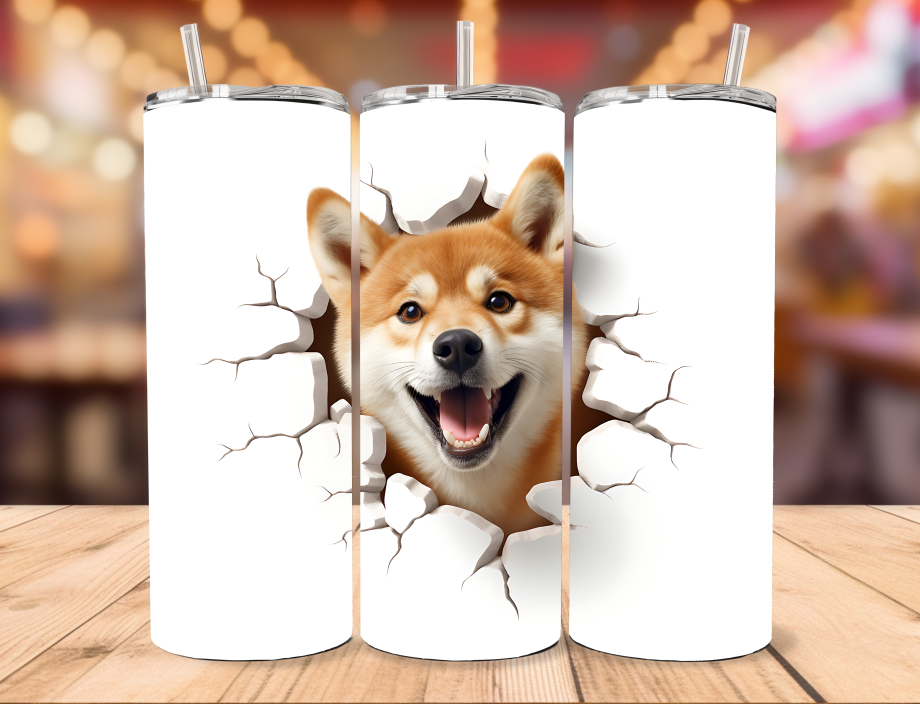 Tumbler - Shiba inu i væg