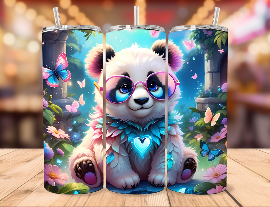 Tumbler - Colorful panda