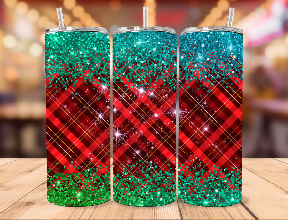 Tumbler - Christmas colors