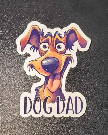 Klistermærker - Dog dad