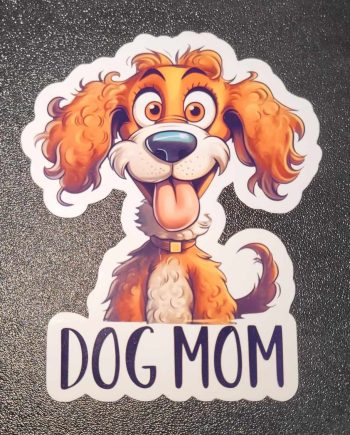 Klistermærker - Dog mom