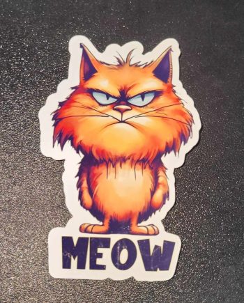 Klistermærker - Meow