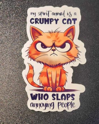 Klistermærker - My spirit animal is a grumpy cat