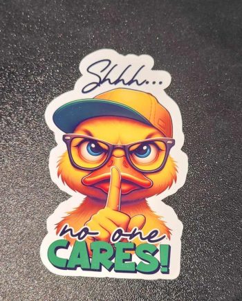 Klistermærker - Shhh no one cares