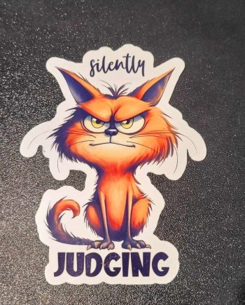 Klistermærker - Silently judging