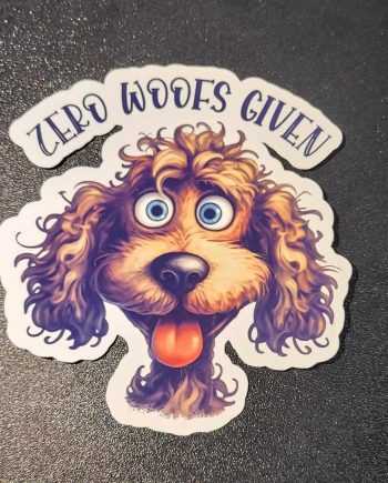Klistermærker - Zero woofs given
