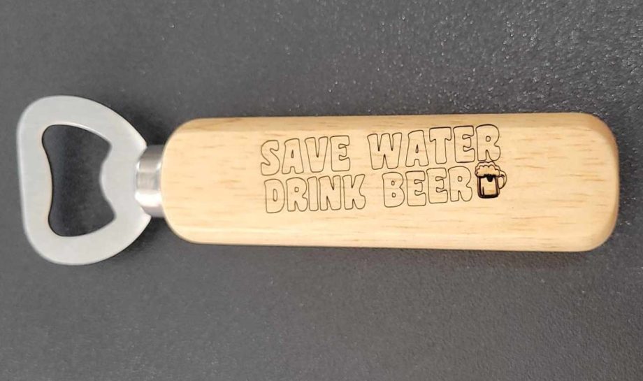 Oplukker - Save water drink beer