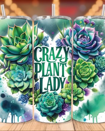 Tumbler - Crazy plant lady 1