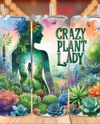 Tumbler - Crazy plant lady 2