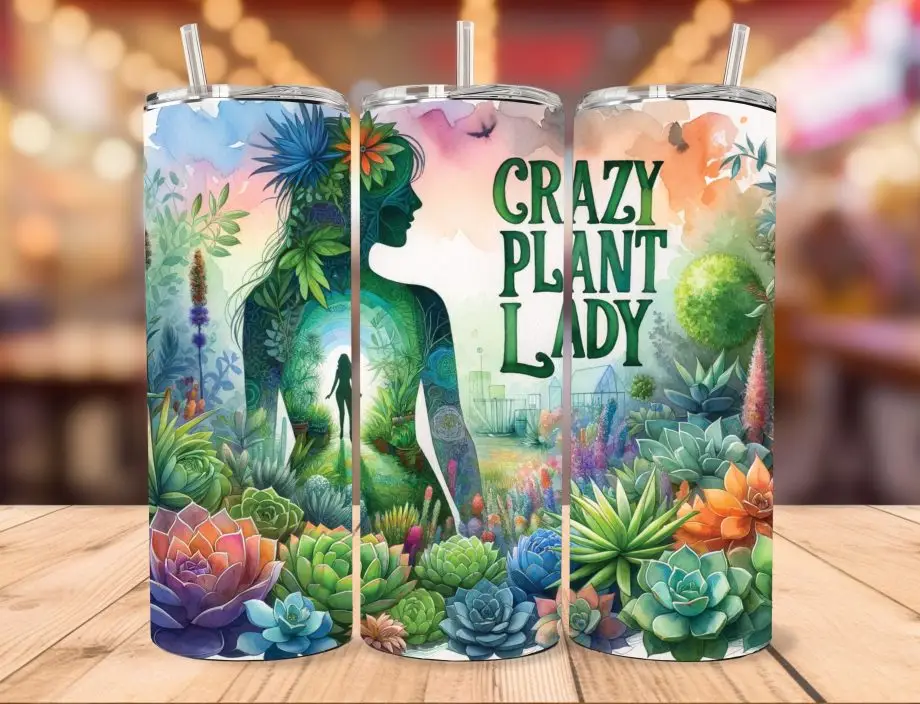 Tumbler - Crazy plant lady 2